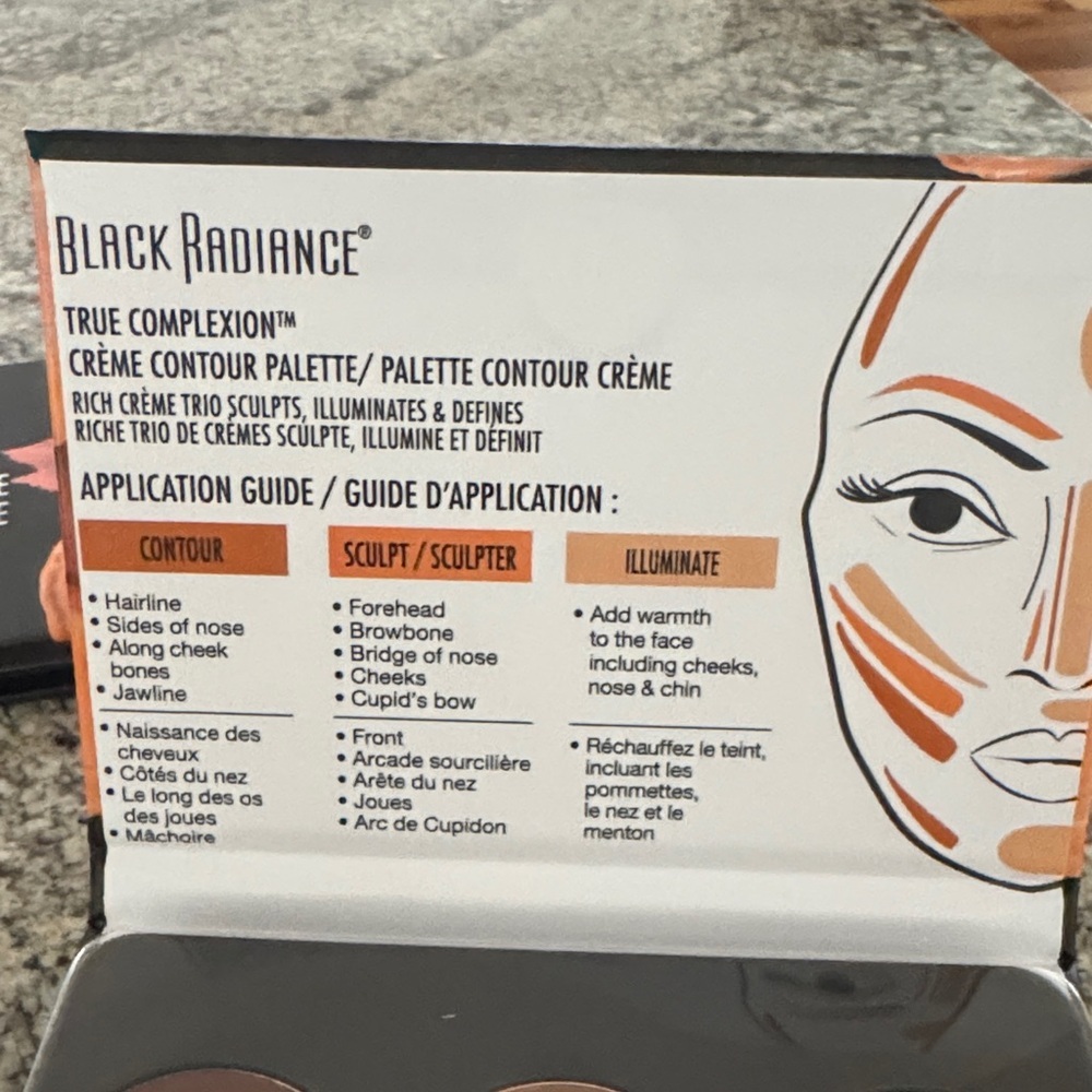 True Complexion Crème Contour Palette - Medium to Dark - Lot of 2 - Picture 3 of 5